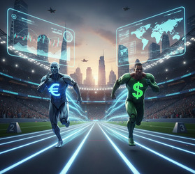 Pese a que el USD entra en 2026 en una posición debilitada, la economía estadounidense sigue gozando de mayor dinamismo  que la europea 